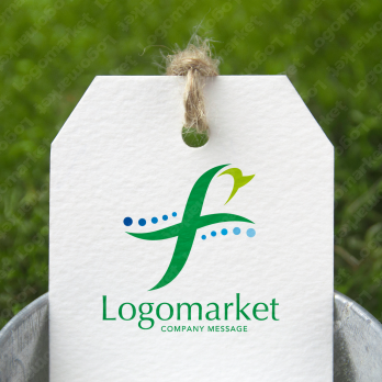 Fと清涼と鳥のロゴ