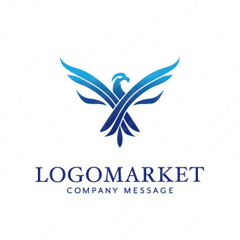 Fと鳥と飛翔のロゴ