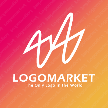 波形と鼓動とエネルギーのロゴ