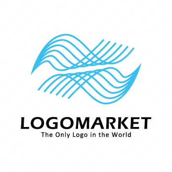 波とストリームとXのロゴ