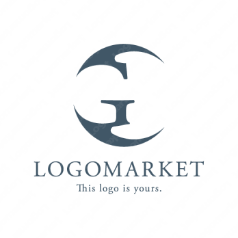 Gと月と高級のロゴ