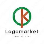Kとkと木のロゴ