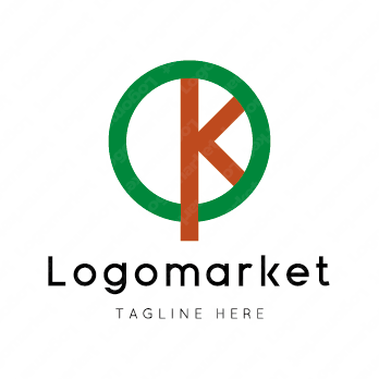 Kとkと木のロゴ
