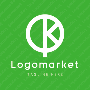 Kとkと木のロゴ