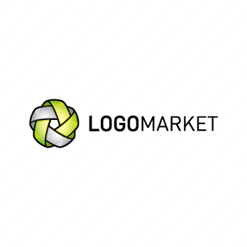 球とAと星のロゴ