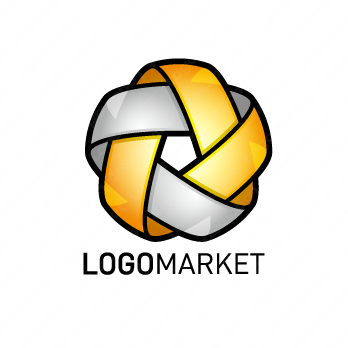 球とAと星のロゴ