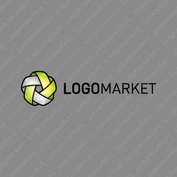 球とAと星のロゴ