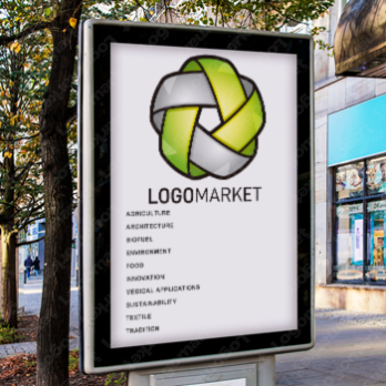 球とAと星のロゴ