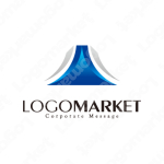 成長と成功と富士山のロゴ