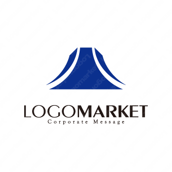 成長と成功と富士山のロゴ