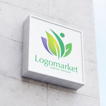 人と生命力と健やかのロゴ