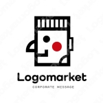 空間と横顔と親しみのロゴ