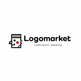 空間と横顔と親しみのロゴ