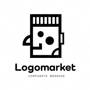 空間と横顔と親しみのロゴ