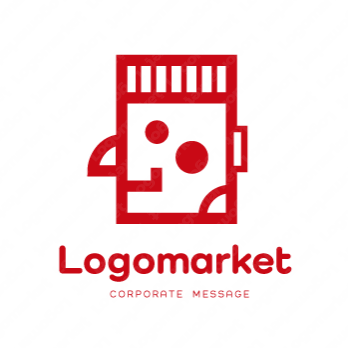 空間と横顔と親しみのロゴ