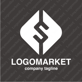 SとFと四角のロゴ