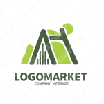 ハウスとホームとAのロゴ