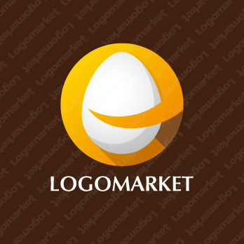 eと卵とエッグのロゴ