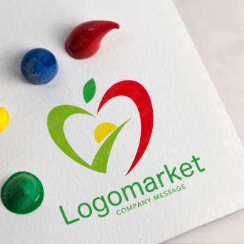 Aとaと虹のロゴ