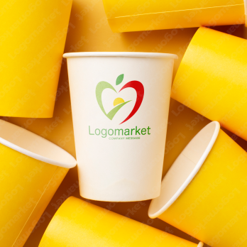 りんごとハートと健やかのロゴ