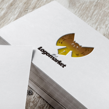 万年筆とサポートと飛ぶのロゴ