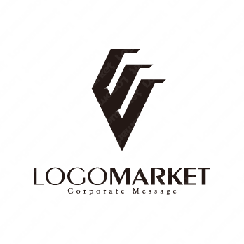 Vと鍵爪とラグジュアリーのロゴ