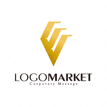 Vと鍵爪とラグジュアリーのロゴ