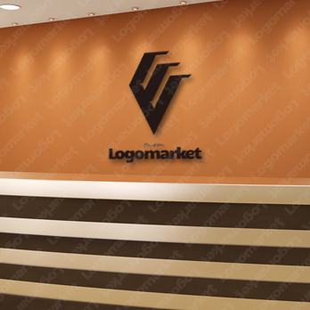 Vと鍵爪とラグジュアリーのロゴ