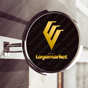 Vと鍵爪とラグジュアリーのロゴ