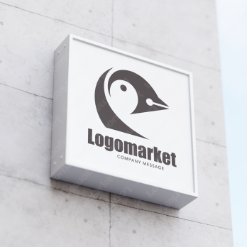 Pとペン先とペンギンのロゴ