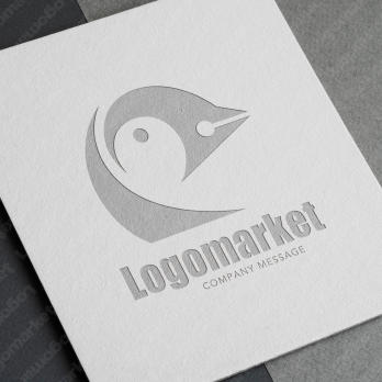 Pとペン先とペンギンのロゴ