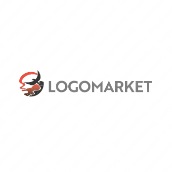 ぬくもりと繋がりとツバメのロゴ