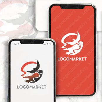 ぬくもりと繋がりとツバメのロゴ