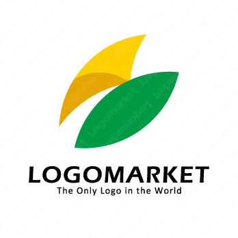 葉と共生とはさみのロゴ