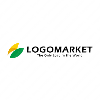 葉と共生とはさみのロゴ