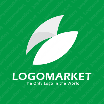 葉と共生とはさみのロゴ