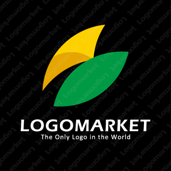 葉と共生とはさみのロゴ