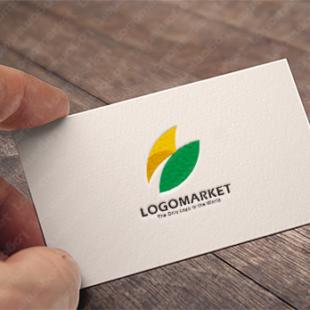 葉と共生とはさみのロゴ