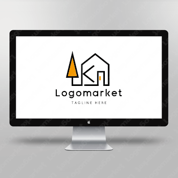 Kと家と木のロゴ