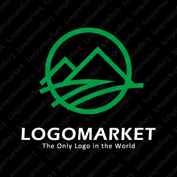 山と自然と地域のロゴ