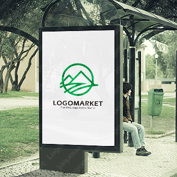 山と自然と地域のロゴ