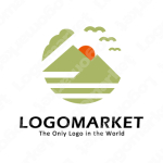 山並みと風景と環境のロゴ