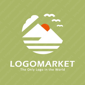 山並みと風景と環境のロゴ