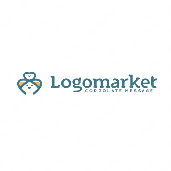 ハートと笑顔とあたたかいのロゴ