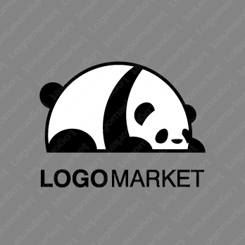 白黒とジャイアントと動物のロゴ