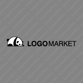 白黒とジャイアントと動物のロゴ