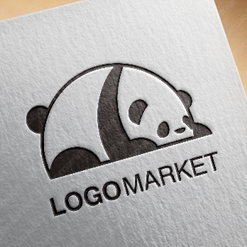 白黒とジャイアントと動物のロゴ