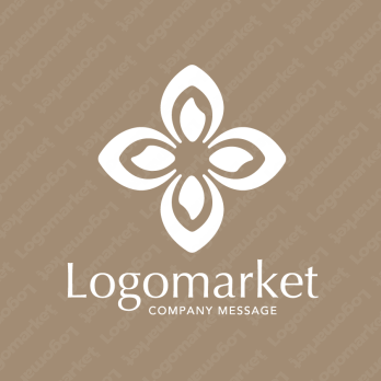 お米と四つ葉と幸福感のロゴ