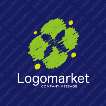 個性とカラフルと繋がりのロゴ