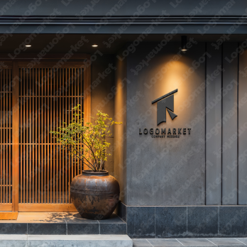 のれんと商店とおもてなしのロゴ